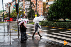 Imagen de la lluvia en Granada | Foto: Marcos Gómez