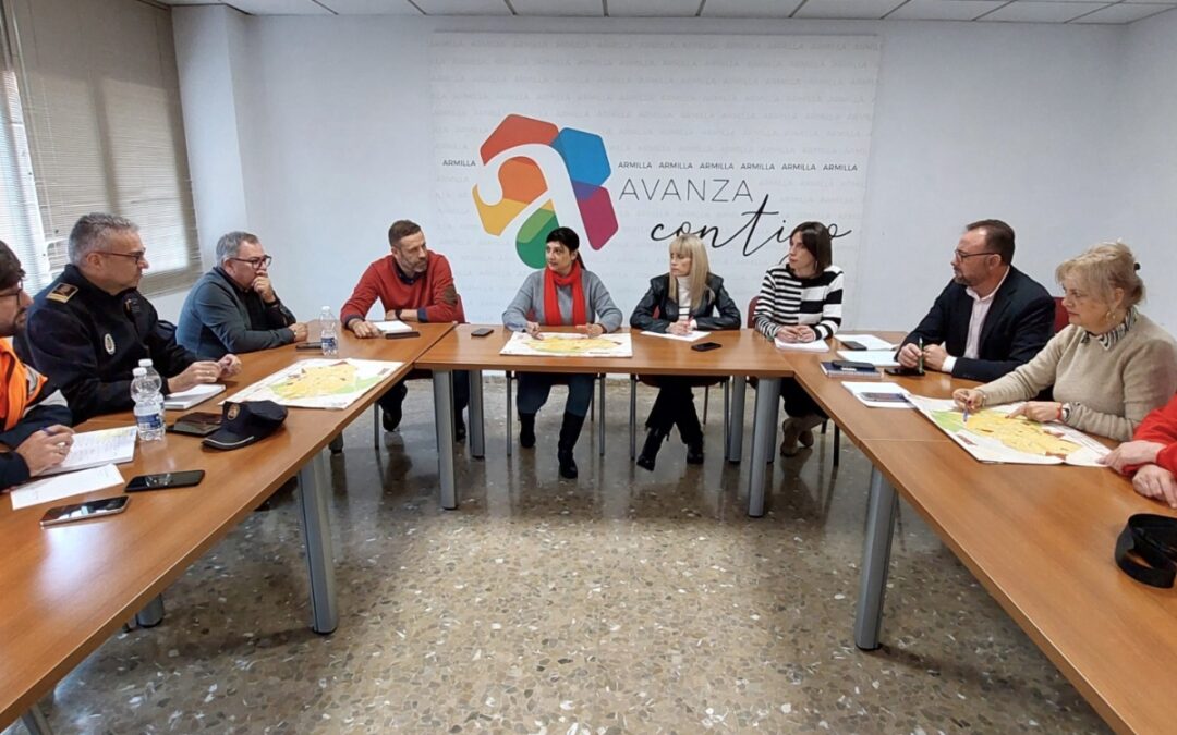 Armilla evalúa la situación en las primeras horas de la DANA