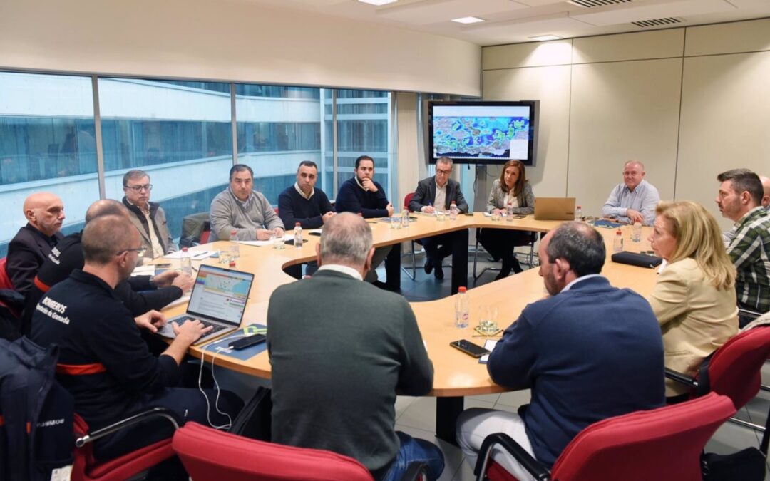 La Diputación se reúne para coordinar las emergencias ante la llegada de la DANA