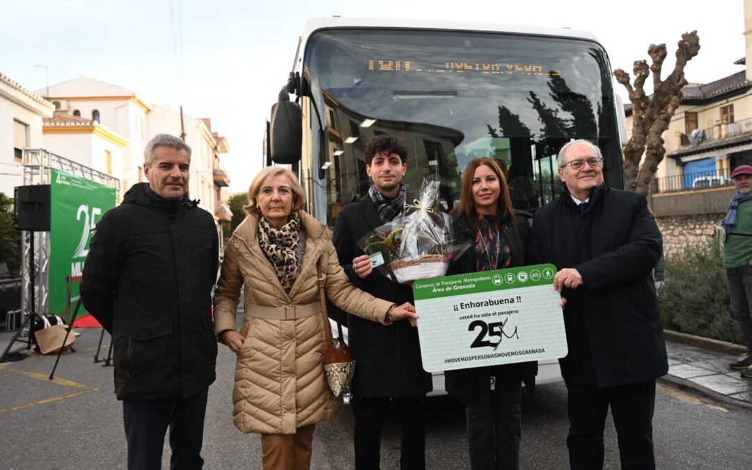 El Consorcio de Transportes logra un nuevo récord histórico al alcanzar 25 millones de usuarios