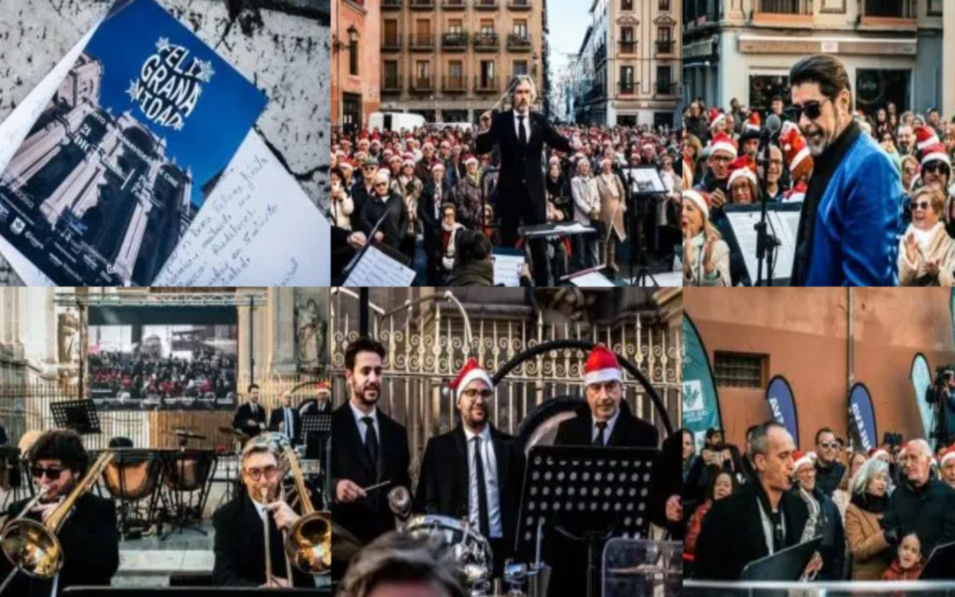 Los Goya moldean el Villancico Granavideño en Plaza de las Pasiegas