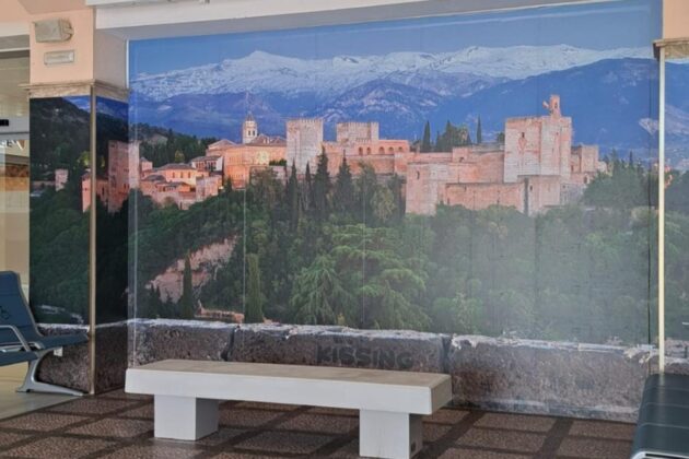'Kissing point' en el aeropuerto de Granada | Foto: AENA