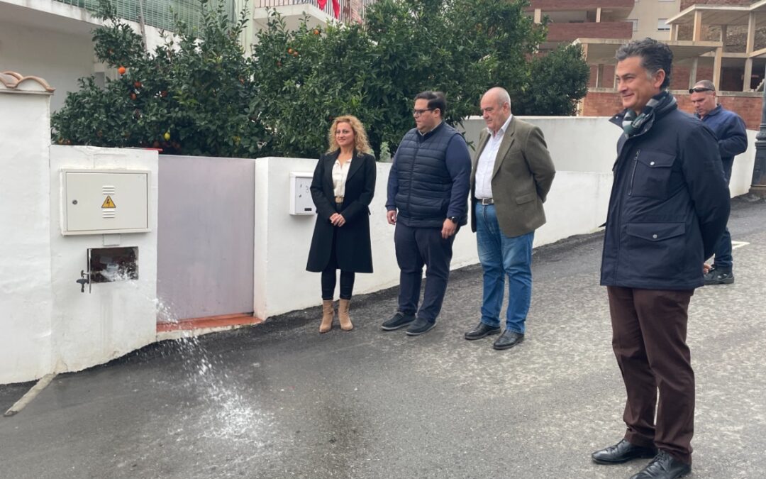 La Mancomunidad de la Costa Tropical soluciona los problemas de presión de agua en Molvízar