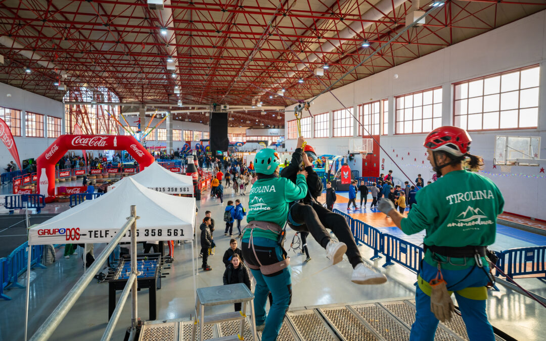 Juveándalus vuelve a Fermasa como la gran cita de ocio navideño que reúne a familias de toda Andalucía