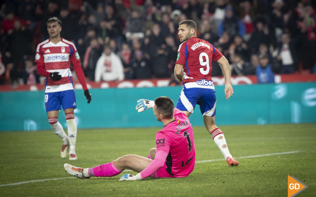 Un Granada con balas de fogueo cae eliminado de la Copa del Rey (0-1)