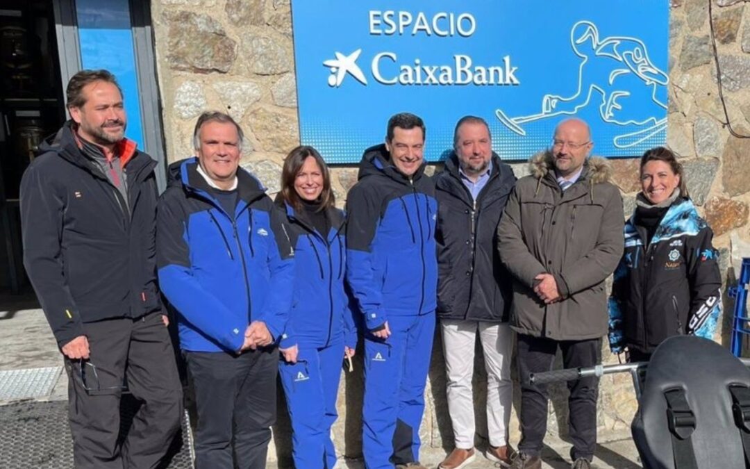 Sierra Nevada inaugura el Espacio CaixaBank, adaptado a la práctica del esquí paralímpico