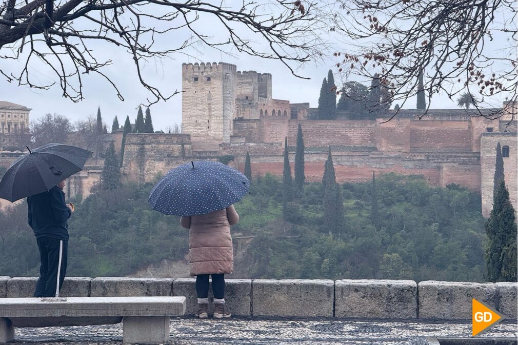 lluvia en granada mirador san nicolas - foto toni nogueras