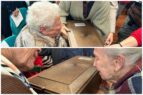 Las hijas de Francisco del Águila Rodríguez y de Marcelino Gámiz Garzón recuperan los restos exhumados de sus respectivos padres I Foto: Alicia Gonçalves