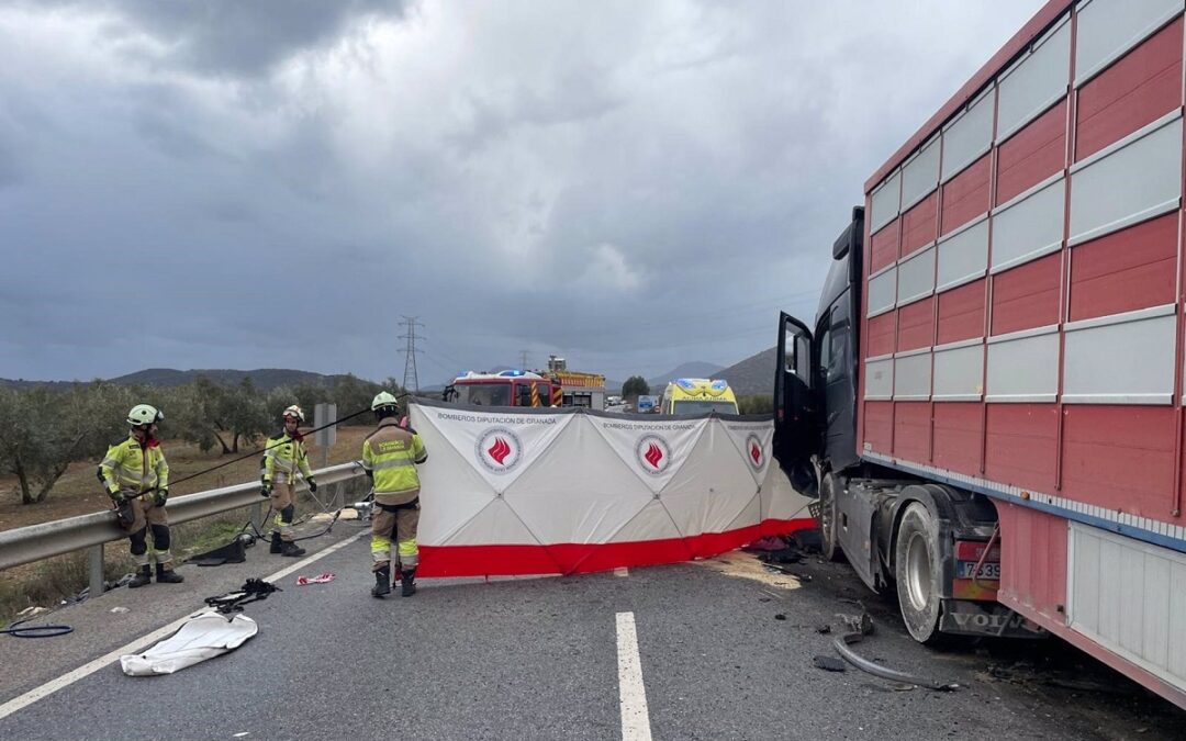 Muere la mujer herida en el accidente en Iznalloz en el que fallecieron su marido y su hija