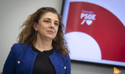 Rueda de prensa de Raquel Ruz del PSOE Granada. FOTO: ANTONIO.L.JUAREZ. archsev
