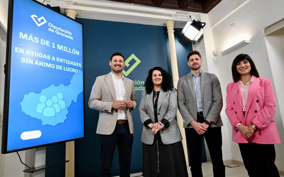 Diputación destinará más de un millón de euros a entidades sin ánimo de lucro este año