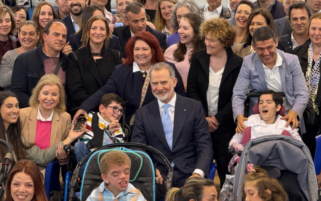Felipe VI disfruta de un día inolvidable para el Centro Purísima Concepción