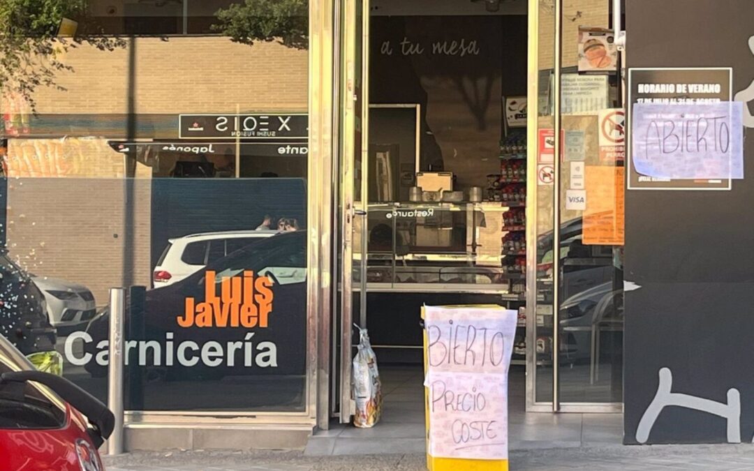 Roban en una carnicería que vendió género a precio de coste por el apagón