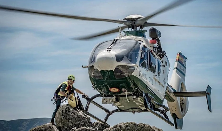 rescate helicóptero guardia civil