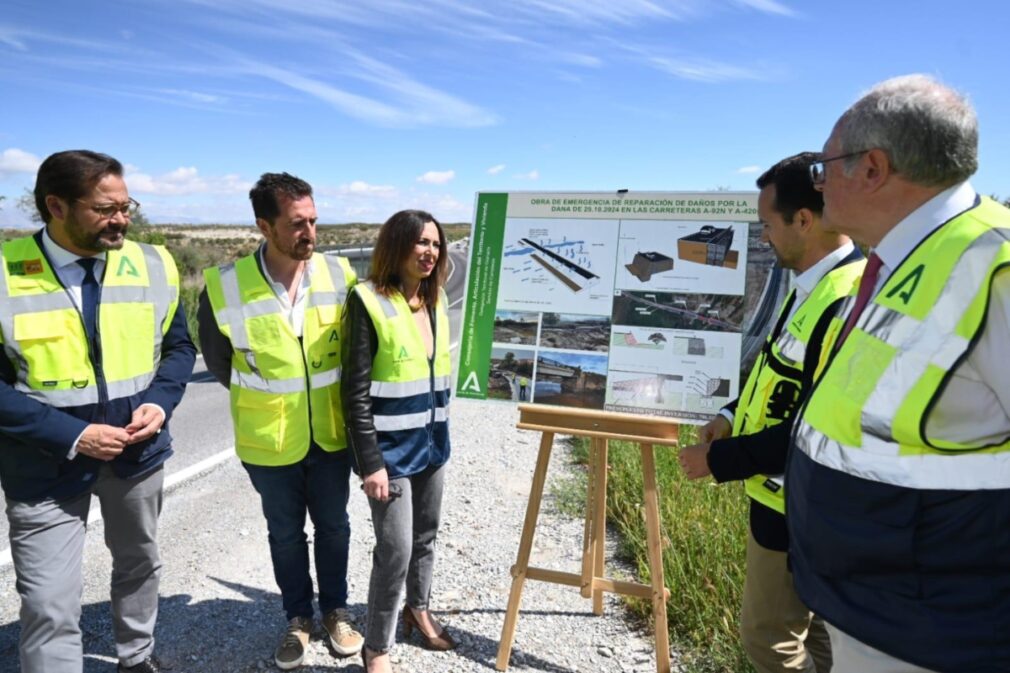 La Junta finaliza las obras de emergencia en dos carreteras granadinas afectadas por la DANA
