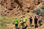 Los Bomberos de la Diputación actúan en Beas de Guadix por un nuevo desprendimiento en el Cerro del Castillejo