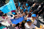 Niños celebran el Día de Europa apoyando la capitalidad