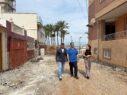 Visita a las obras de la calle Peñón de Jolúcar