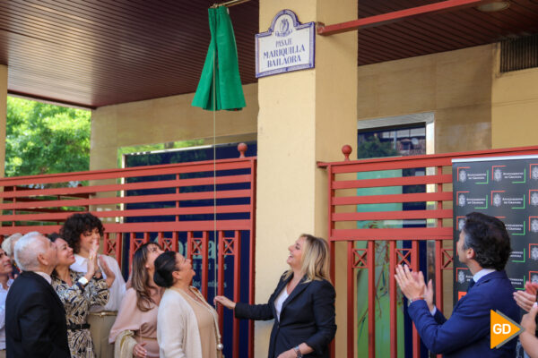 Inauguración calle bailaora Mariquilla