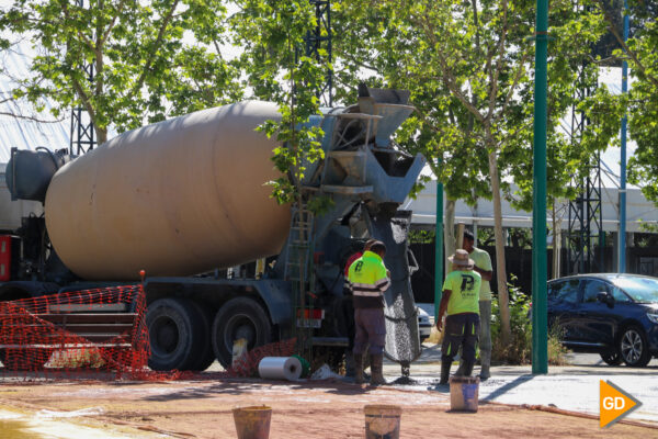 obras comienzo corpus granada