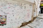pintadas en muros del Albaicín